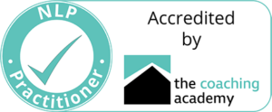 Accredited by the coaching academy logo NLP practicioner